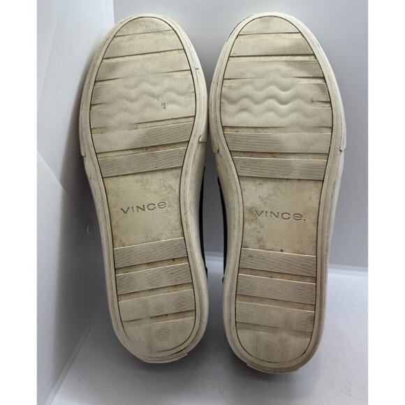 Vince Mens Navy Suede Perforated Leather Loafer Sneaker White Soles US 12M 46 EU - Picture 9 of 9